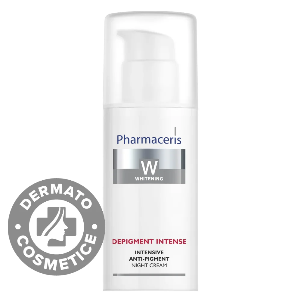 Crema de noapte anti-pigment cu efect de iluminare W, 50ml, Pharmaceris