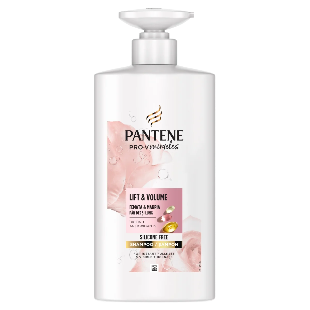 Sampon cu biotina Lift'N'Volume, 500ml, Pantene
