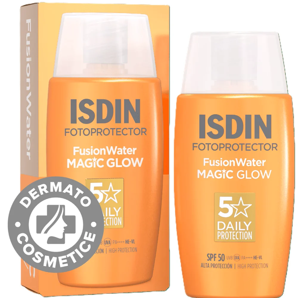 Fotoprotector Fusion Water Magic Glow SPF50, 50ml, Isdin