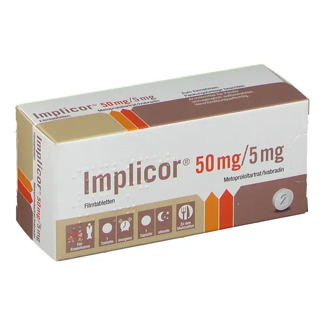 Implicor 50mg/5mg, 56 comprimate filmate, Laboratoires Servier