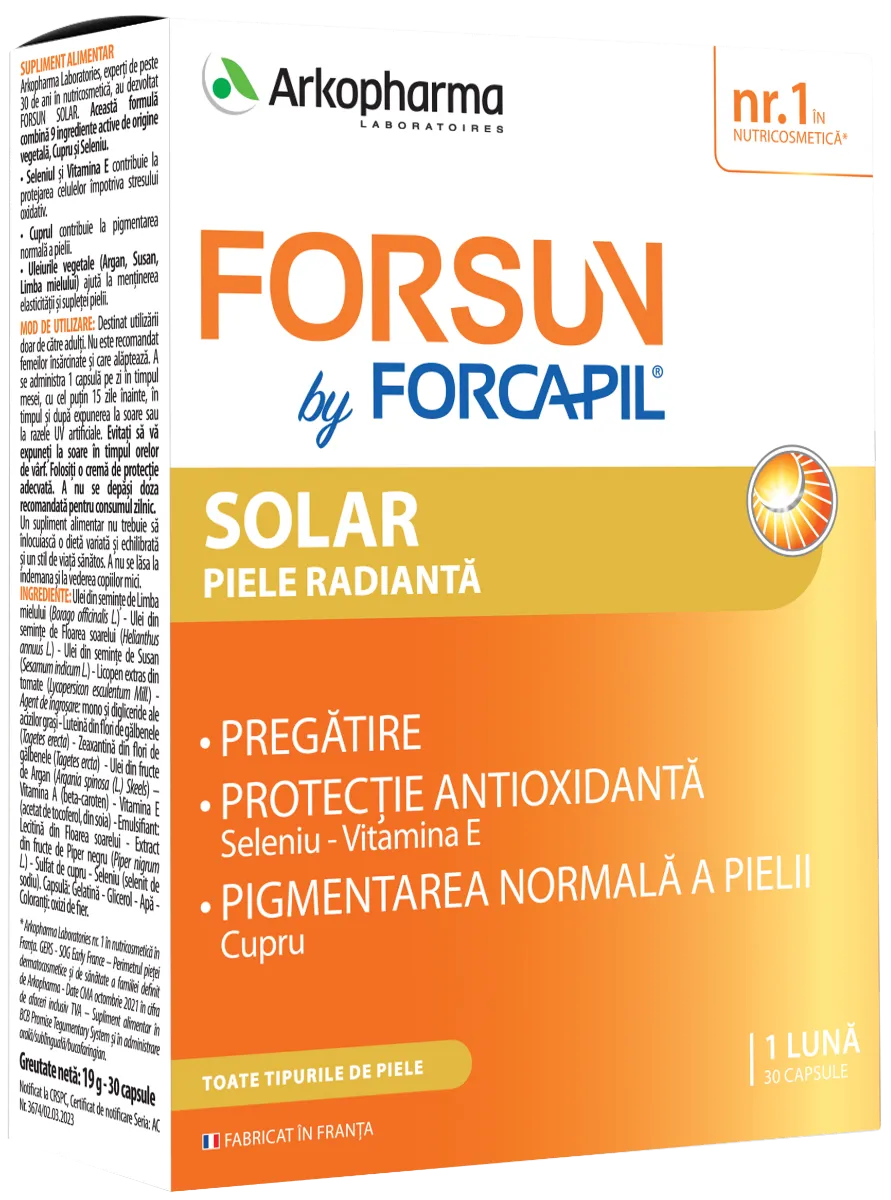 Forsun by Forcapil Solar, 30 capsule 