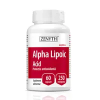 Acid Alpha Lipoic 250mg, 60 capsule, Zenyth