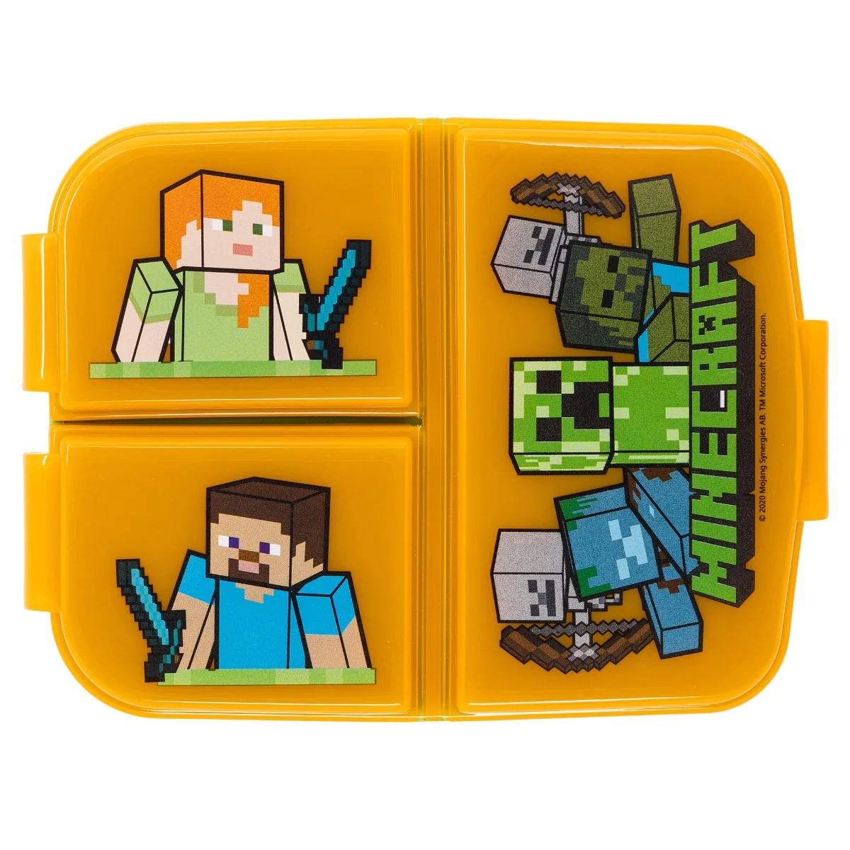 Cutie compartimentata sandwich Minecraft, 1 bucata, Kidscenter