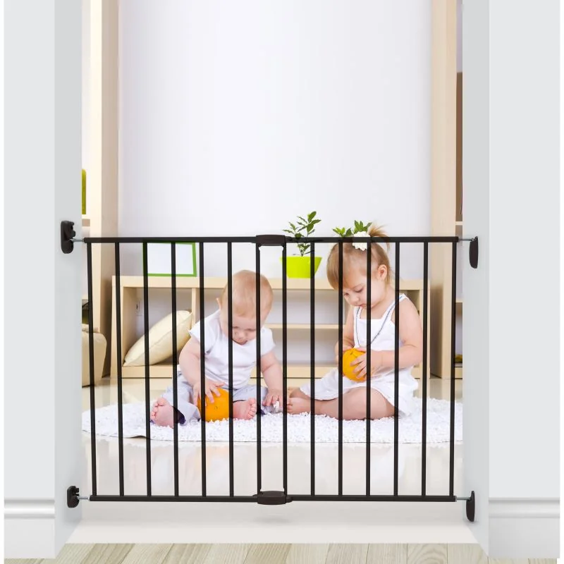 Poarta extensibila metal negru 62-102cm, 1 bucata, Noma 