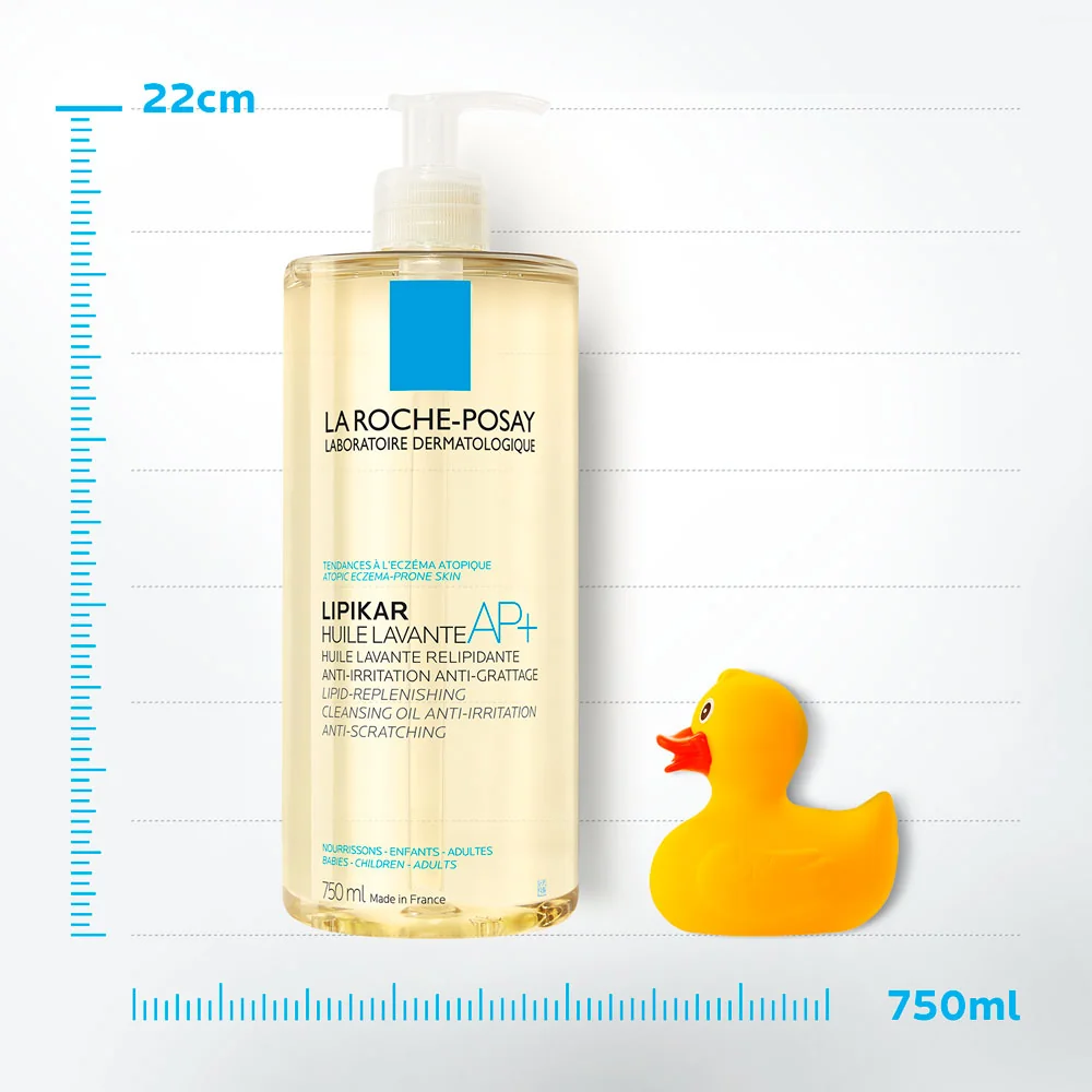 Ulei de spalare pentru pielea sensibila Lipikar AP+, 750ml, La Roche-Posay