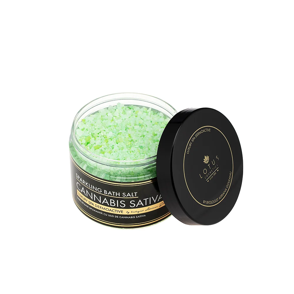 Sare de baie cu extract de ulei de cannabis sativa Luxury SPA Dermoactive, 600g, Lotus Cosmetics