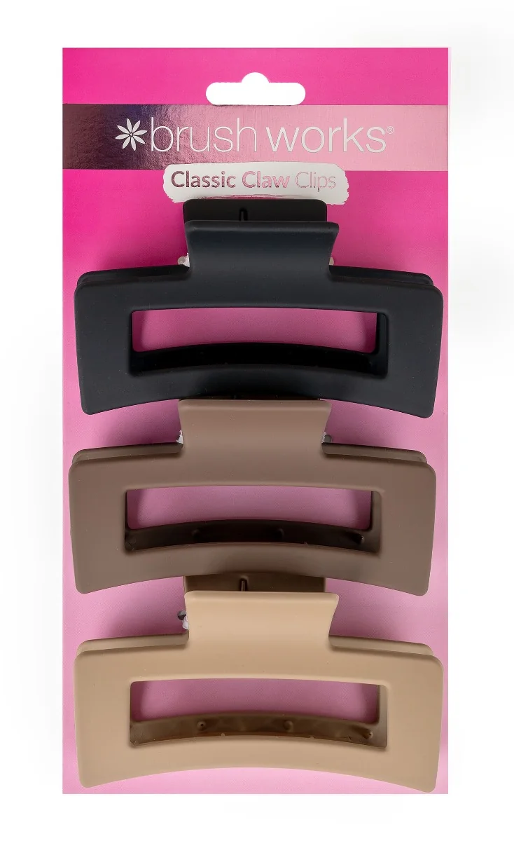 Clesti pentru par Classic, 3 bucati, Brushworks 