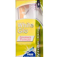 Pasta de dinti cu periuta Smokers Formula, 100ml, White Glo