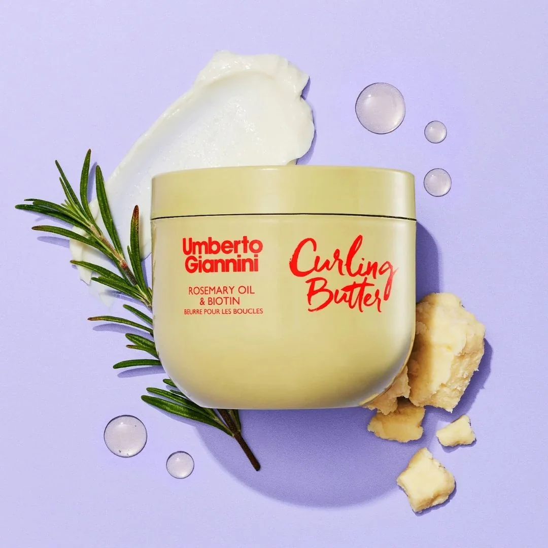 Unt pentru definirea buclelor cu ulei de Rozmarin si Biotina Curling Butter, 300ml, Umberto Giannini