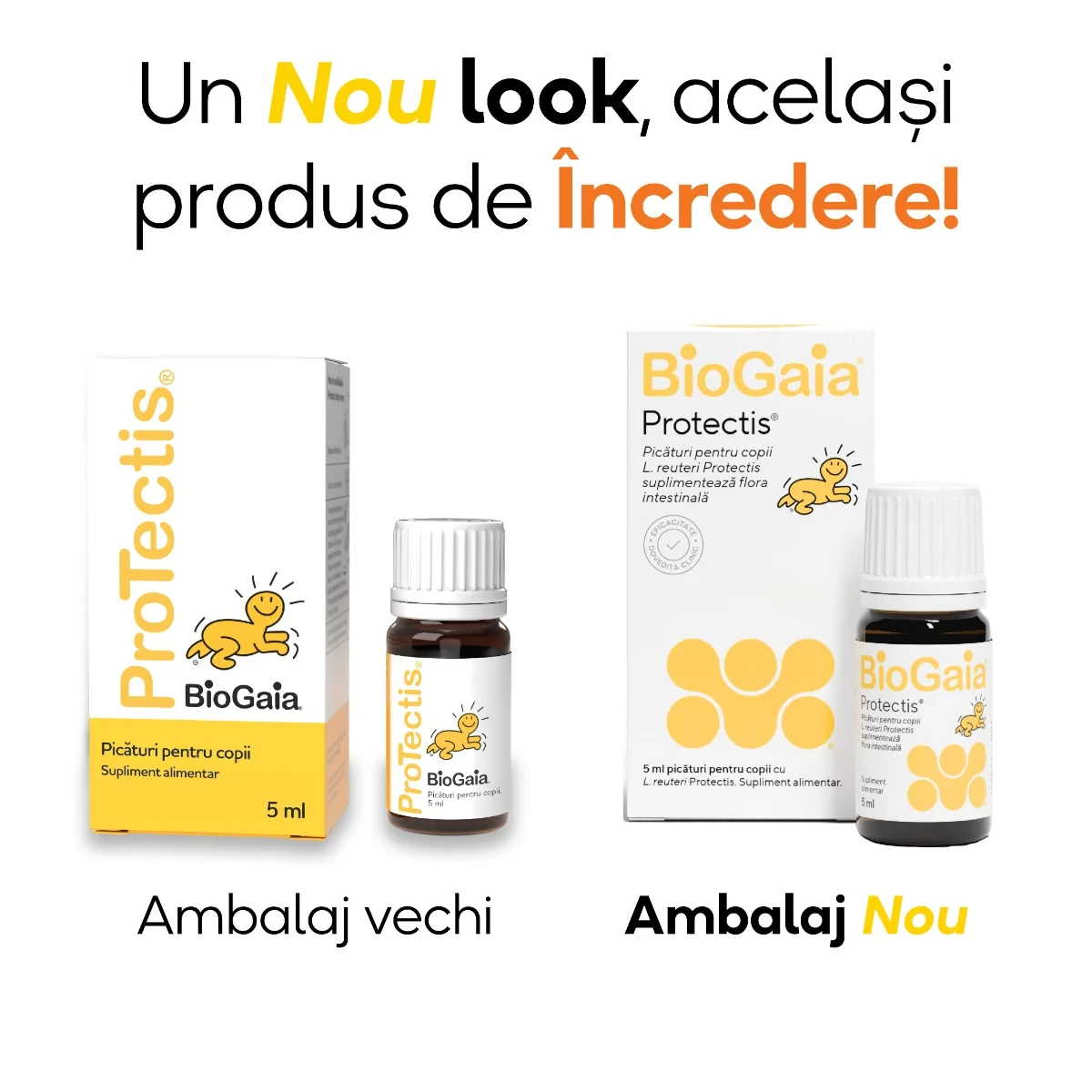 Picaturi probiotice pentru copii Protectis, 5ml, BioGaia