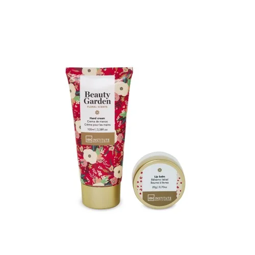 Set pentru maini si buze Floral Scents Beauty Flowers, IDC Institute