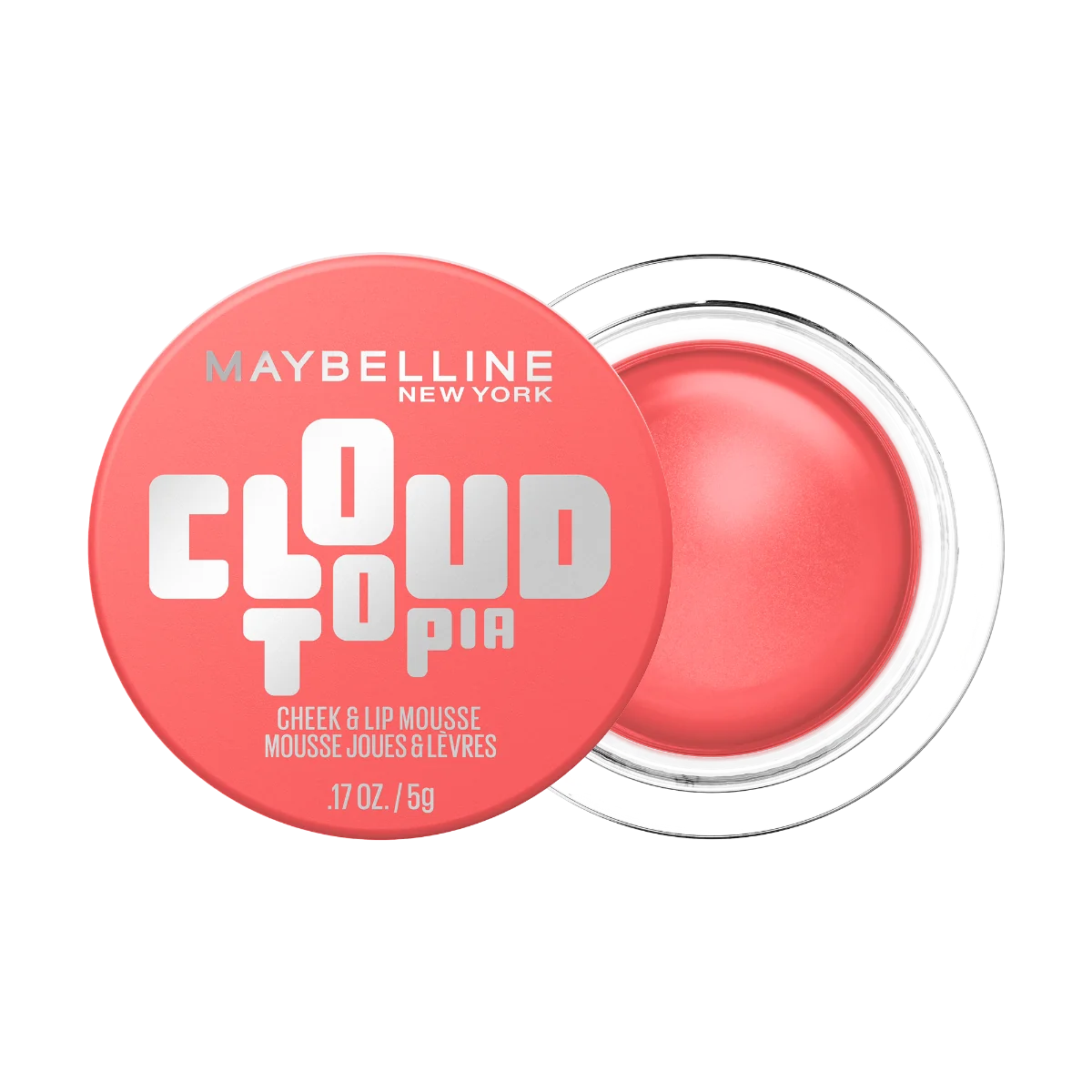 Fard de obraz multifunctional Cloudtopia Nr. 05 Coral Illusion, 5g, Maybelline