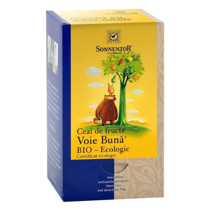 Ceai Bio Fructe Voie Buna, 18 plicuri, Sonnentor