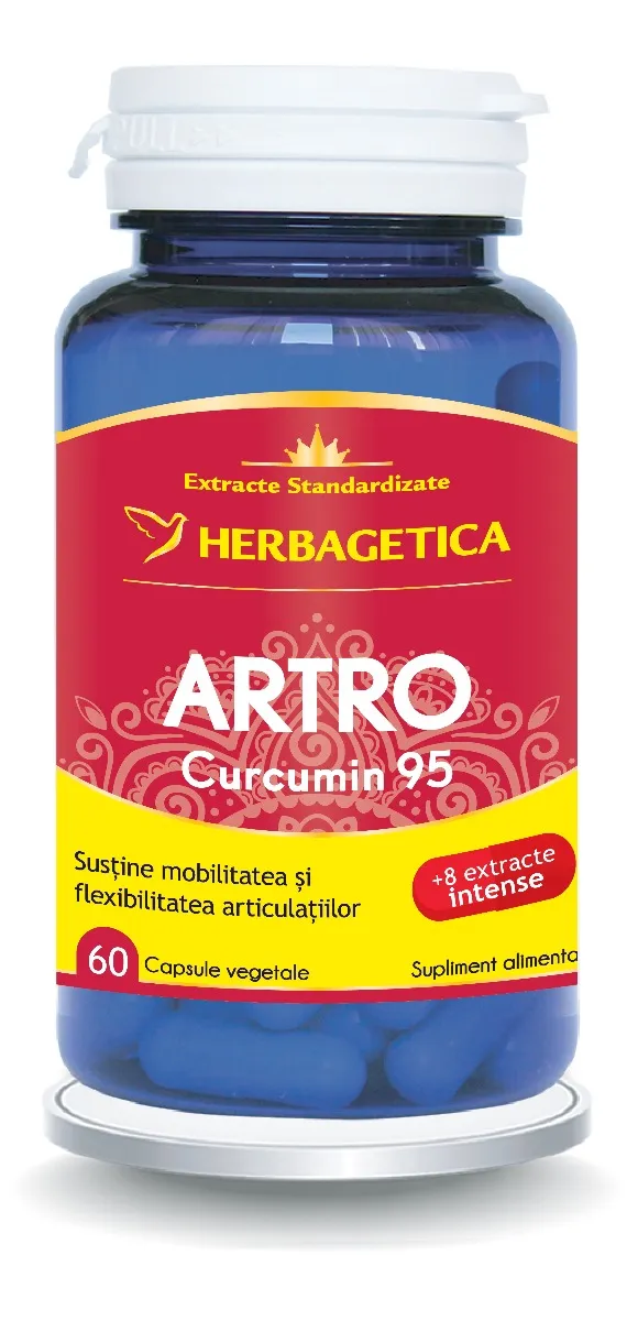 Artro + Curcumin 95, 60 capsule, Herbagetica