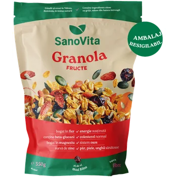 Granola cu fructe, 350g, SanoVita