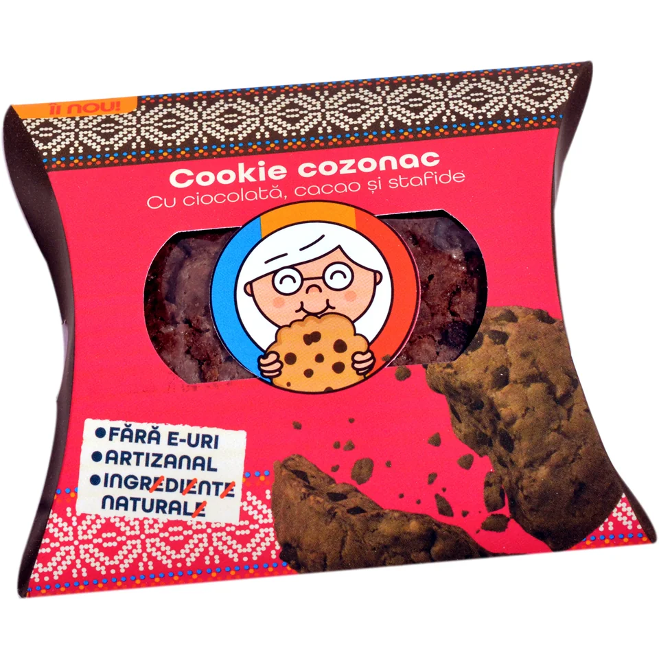 Fursec cu ciocolata + cacao si stafide, 60g, Pan Art