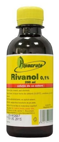 Rivanol 0,1%, 200 ml, Hipocrate