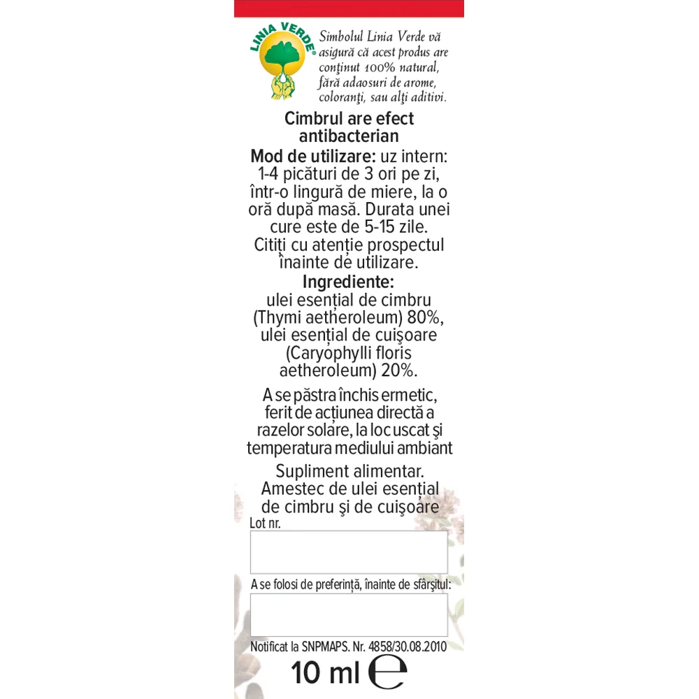 Ulei esential Biomicin Forte A3, 10ml, Fares