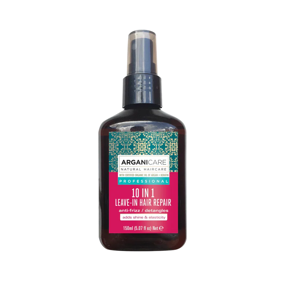 Spray reparator 10 in 1 fara clatire cu Keratina, 150ml, Arganicare