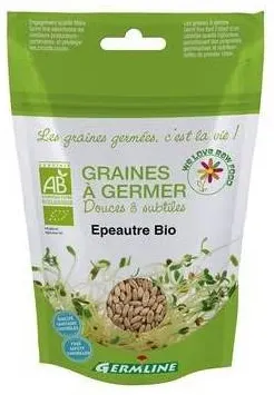 Boabe de grau pentru germinat Bio, 200g, Germline