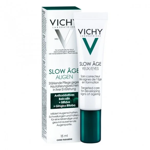 Crema contur ochi corectare semne de imbatranire in curs de formare Slow Age, 15 ml, Vichy