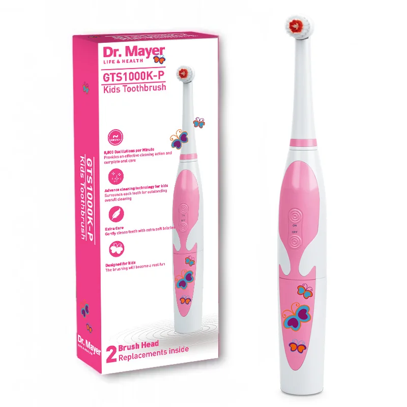 Periuta electrica copii GTS1000K Pink, 1 bucata, Dr.Mayer