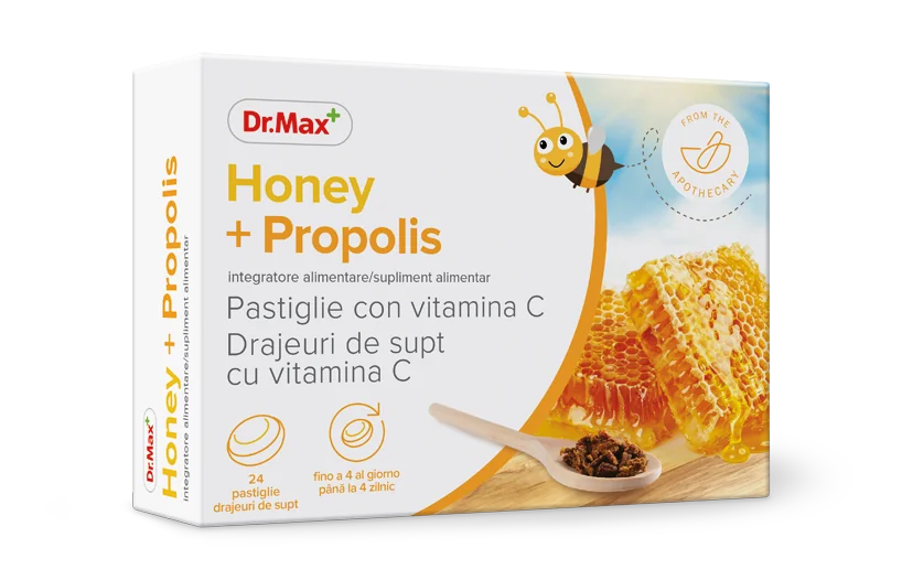 Dr. Max Honey&Propolis, 24 drajeuri 