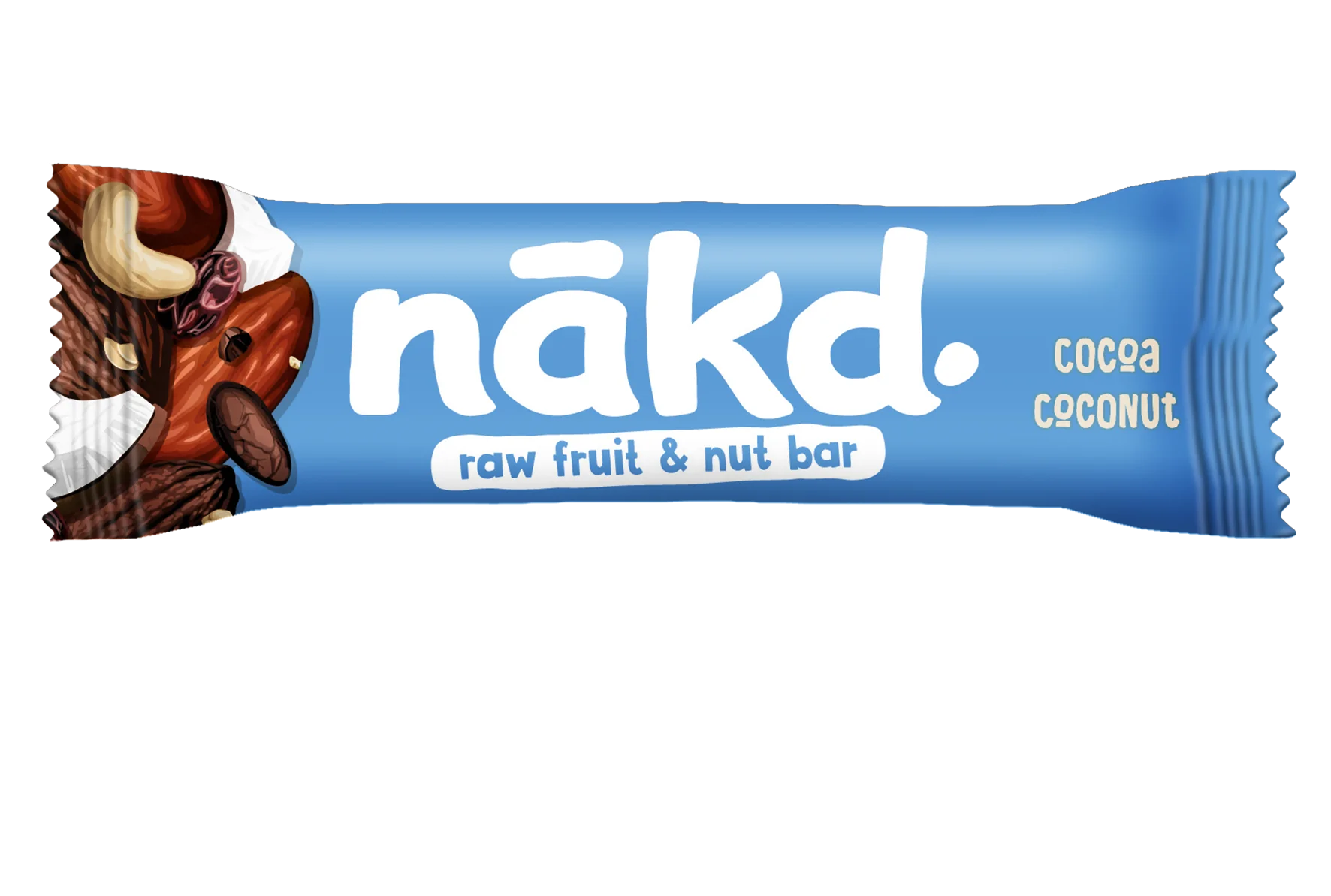 Baton cu cacao si nuca de cocos raw vegan, 35g, Nakd