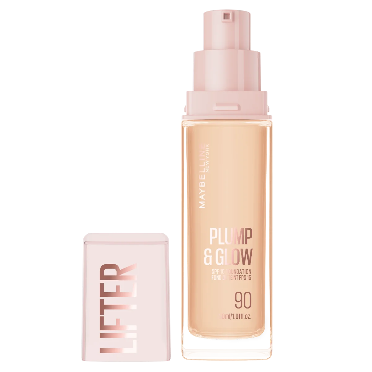 Fond de ten Lifter Plump & Glow Nr. 90, 30ml, Maybelline