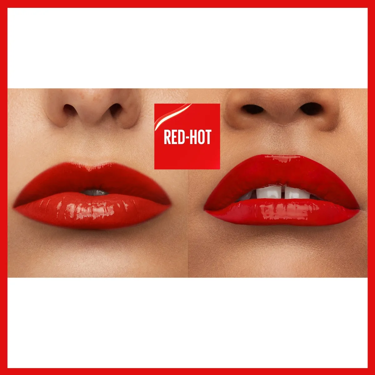 Ruj lichid rezistent cu stralucire de vinil Superstay Ink 25 Red-Hot, 4.2ml, Maybelline