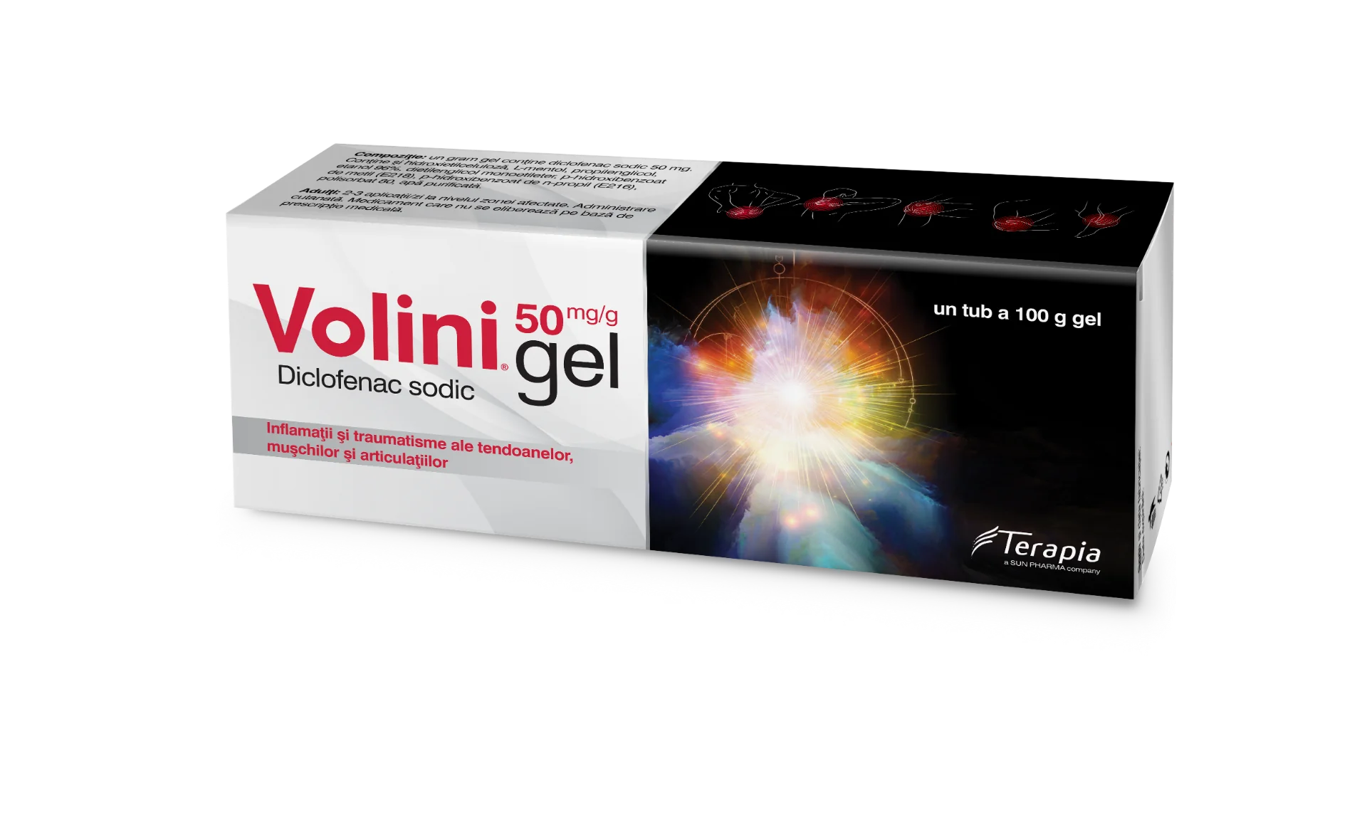 Volini 50 mg/g gel, 100g, Terapia