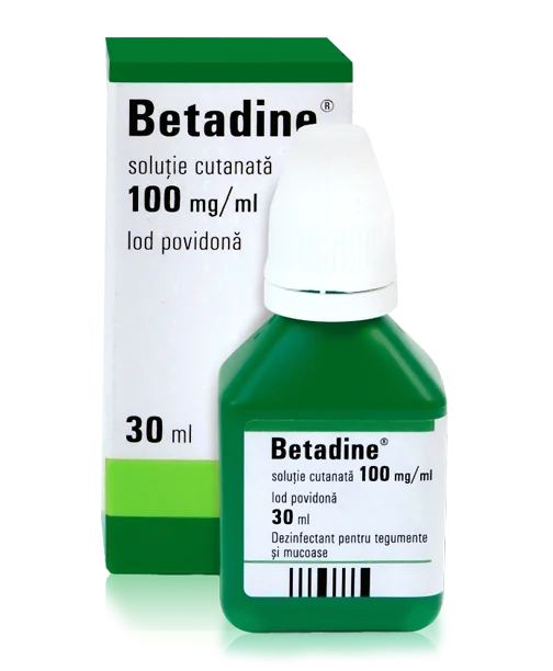 Betadine solutie 100 mg/ml, 30ml, Egis