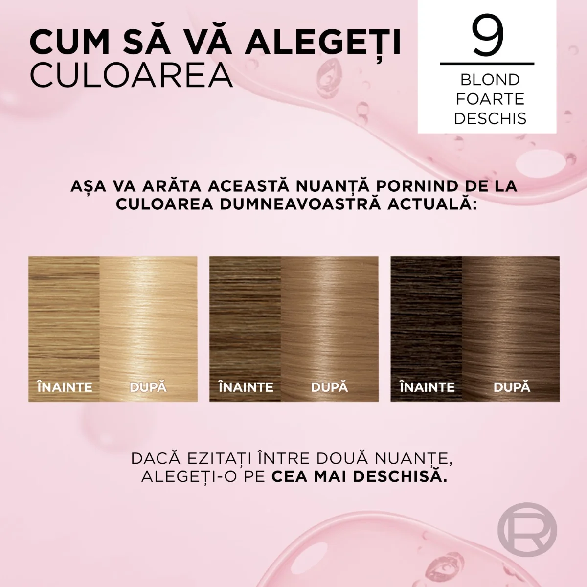 Vopsea de par permanenta Excellence Creme 9 Blond Foarte Deschis, 192ml, L'Oreal Paris
