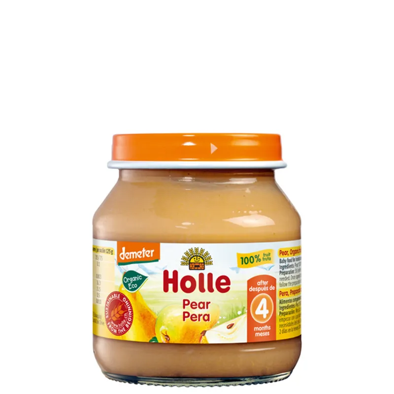 Piure din pere, 125g, Holle Baby Food