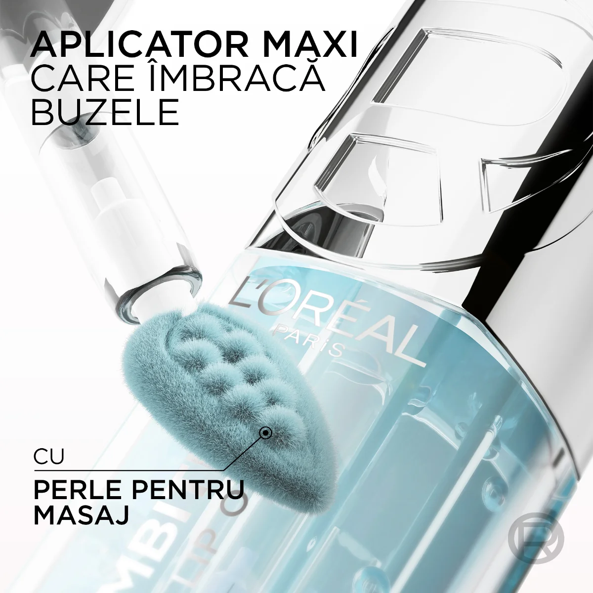 Ulei pentru buze cu efect de Volum Plump Ambition Nr. 113 Cristal Ice, 5ml, L'Oreal Paris