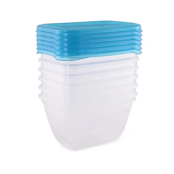 Recipiente rectangulare cu capac pentru pastrarea hranei 0.25l, 6 bucati, Lorelli