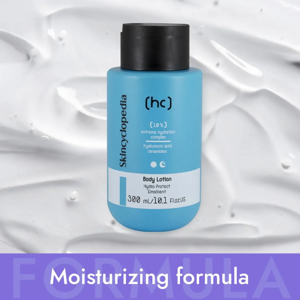 Lotiune de corp cu 10% complex de hidratare, 300ml, Skincyclopedia