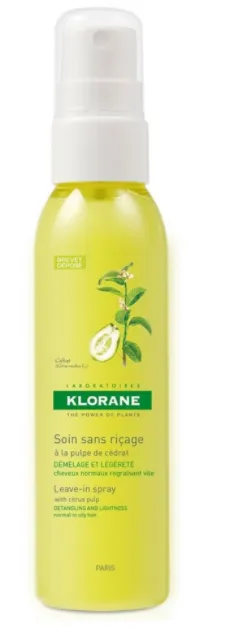 Spray leave-in cu extract de citrice, 125ml, Klorane