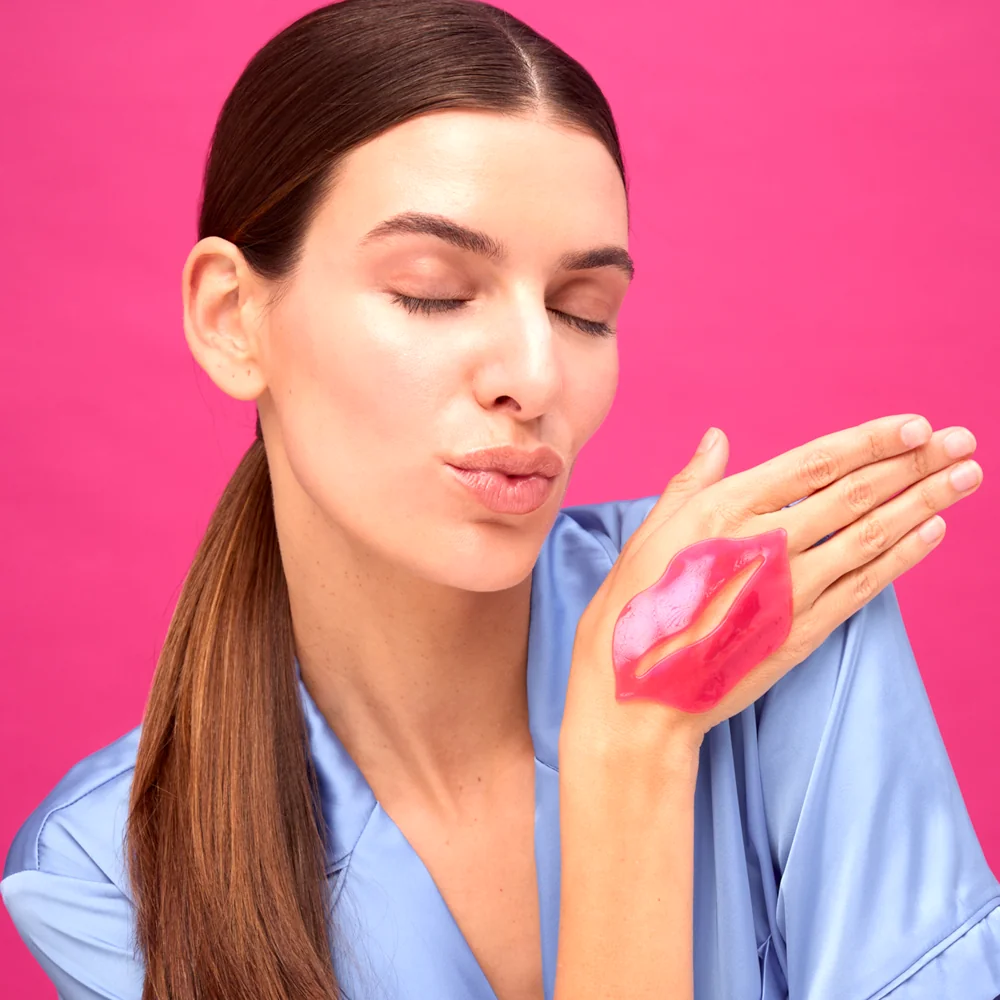 Masca de buze cu acid hialuronic si centella asiatica Watermelon Mega-Moisturize, 1 bucata, Biovene