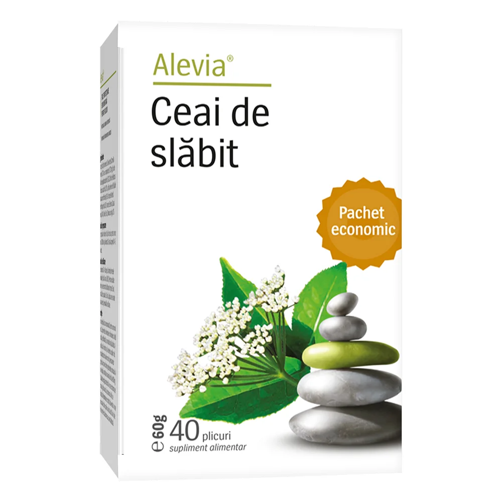 Ceai de slabit, 40 plicuri, Alevia 
