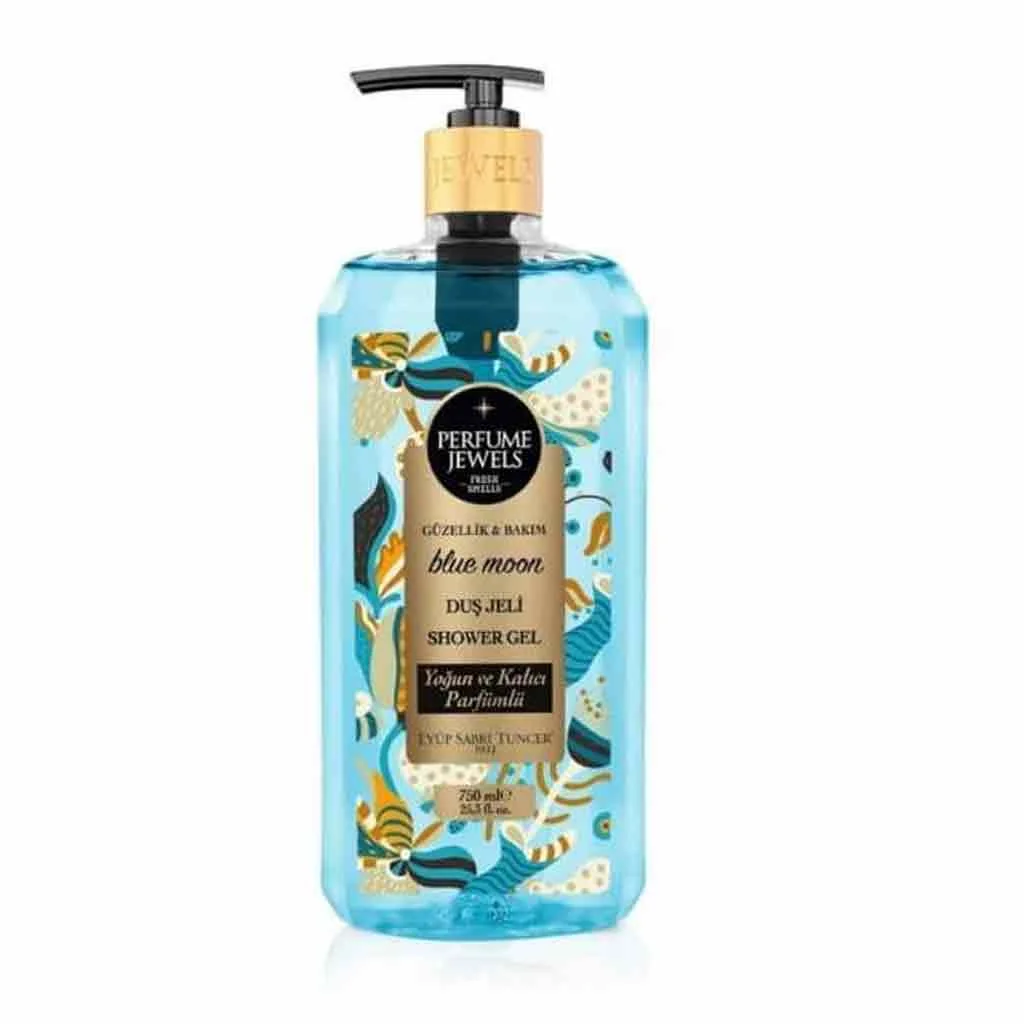 Gel de dus Perfume Jewels Blue Moon, 750 ml, Eyüp Sabri Tuncer