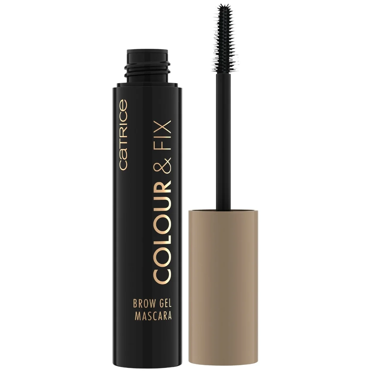 Mascara pentru sprancene Colour & Fix Brow Gel Mascara 020 - Medium Brown, 5ml, Catrice 