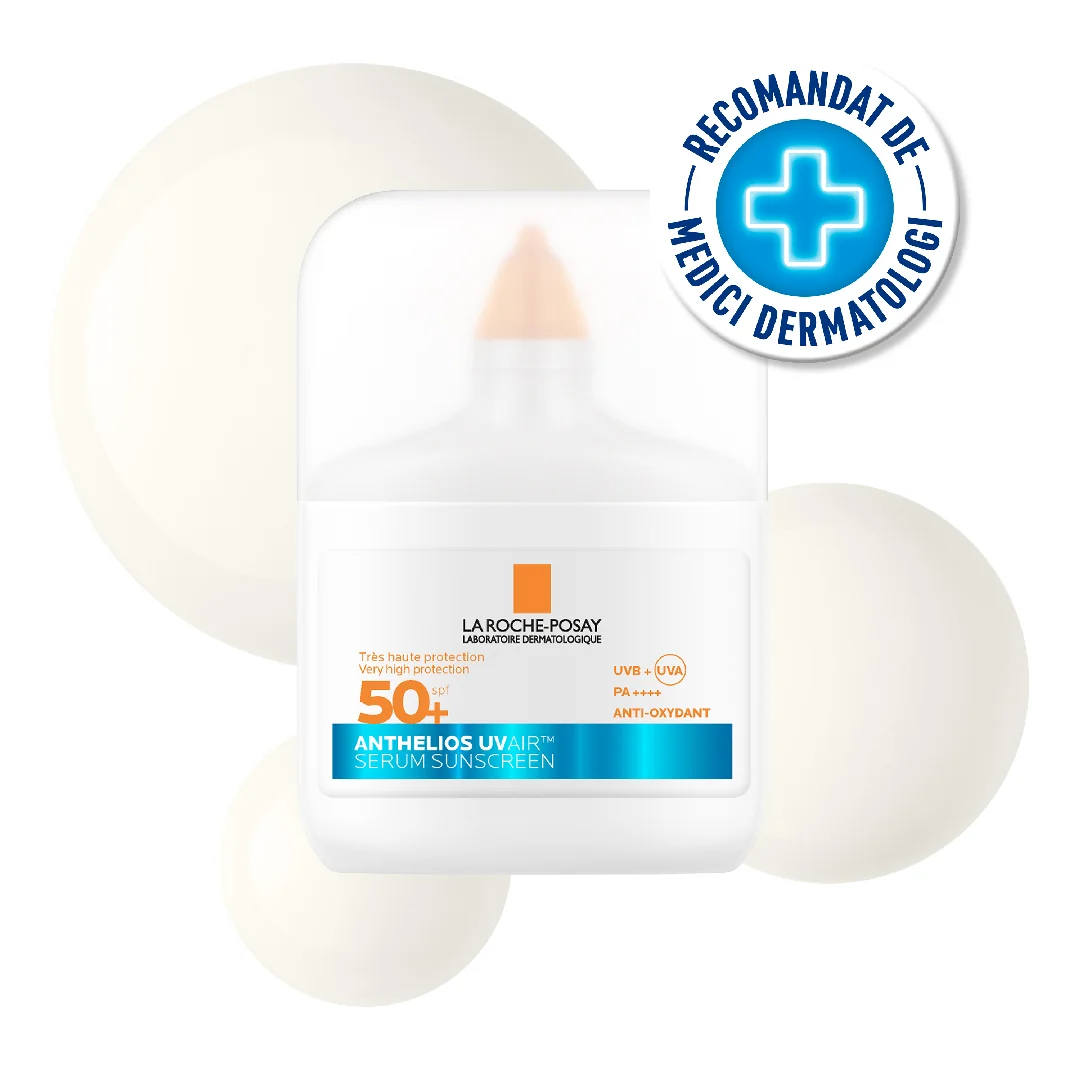 Serum solar cu protectie impotriva radiatiilor UV si a poluarii SPF 50+ Anthelios UVAir, 50ml, La Roche-Posay