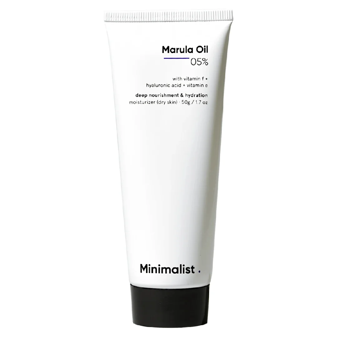 Crema hidratanta cu 5% ulei de marula, 50g, Minimalist