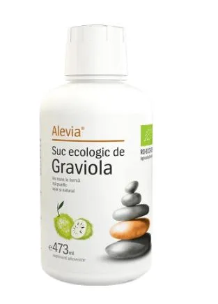 Suc ecologic de graviola, 473ml, Alevia