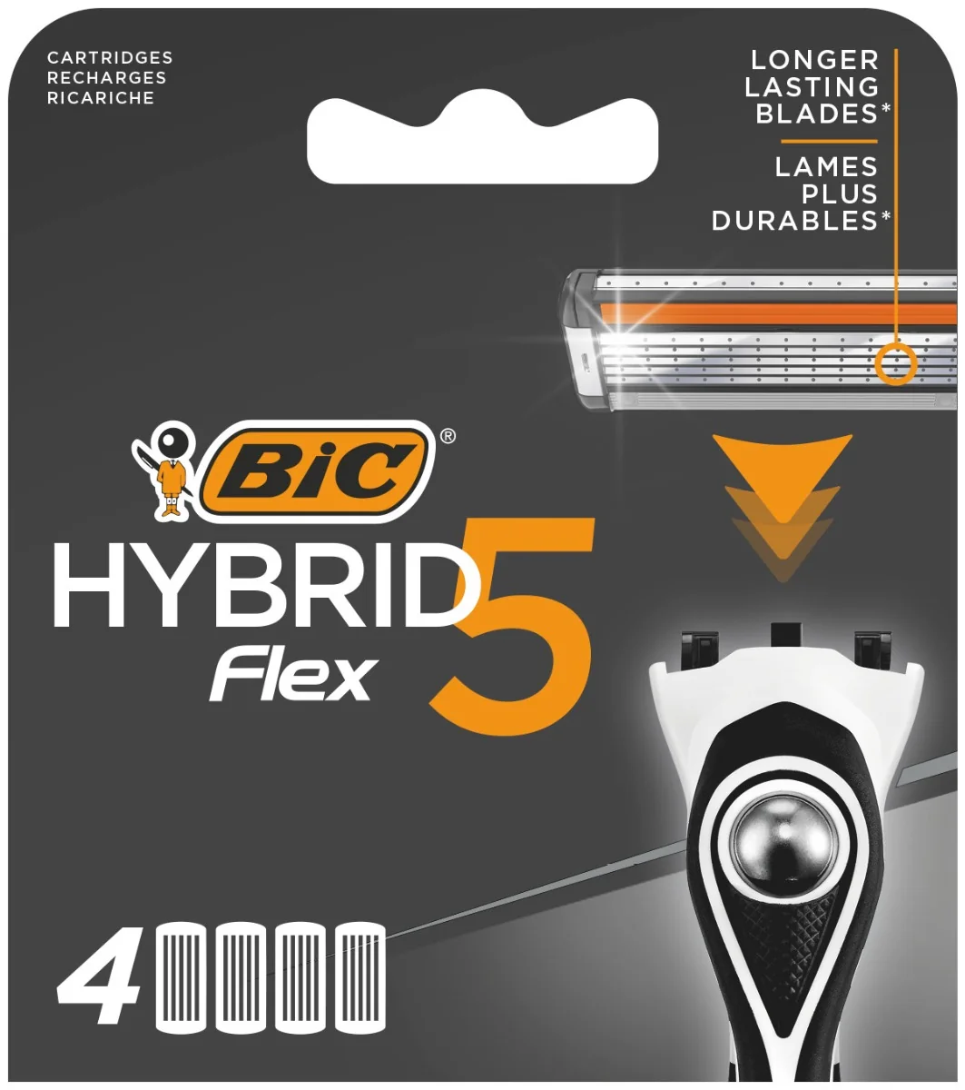 Rezerve aparat de ras Flex 5, 4 bucati, BIC