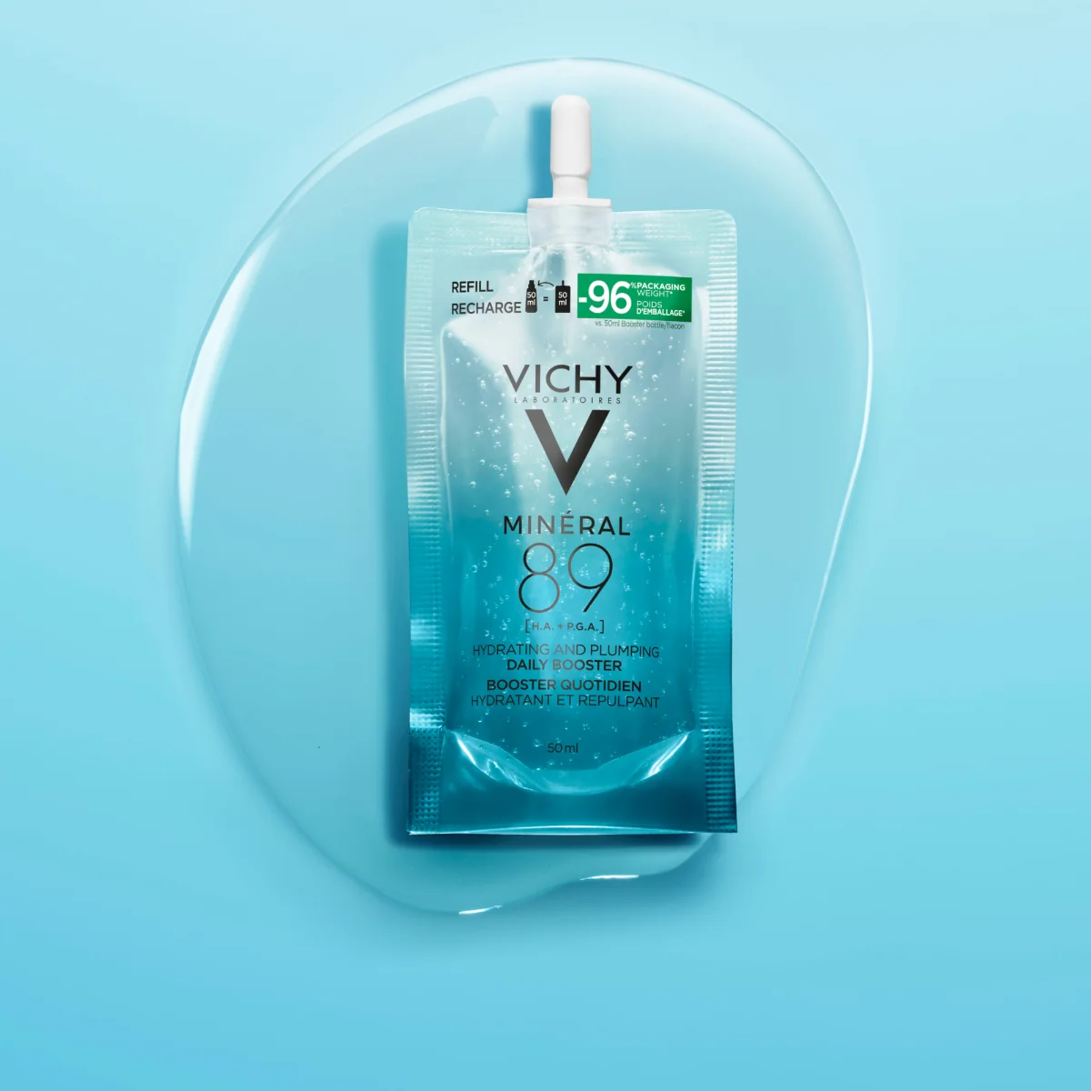 Rezerva booster gel zilnic Mineral 89, 50ml, Vichy