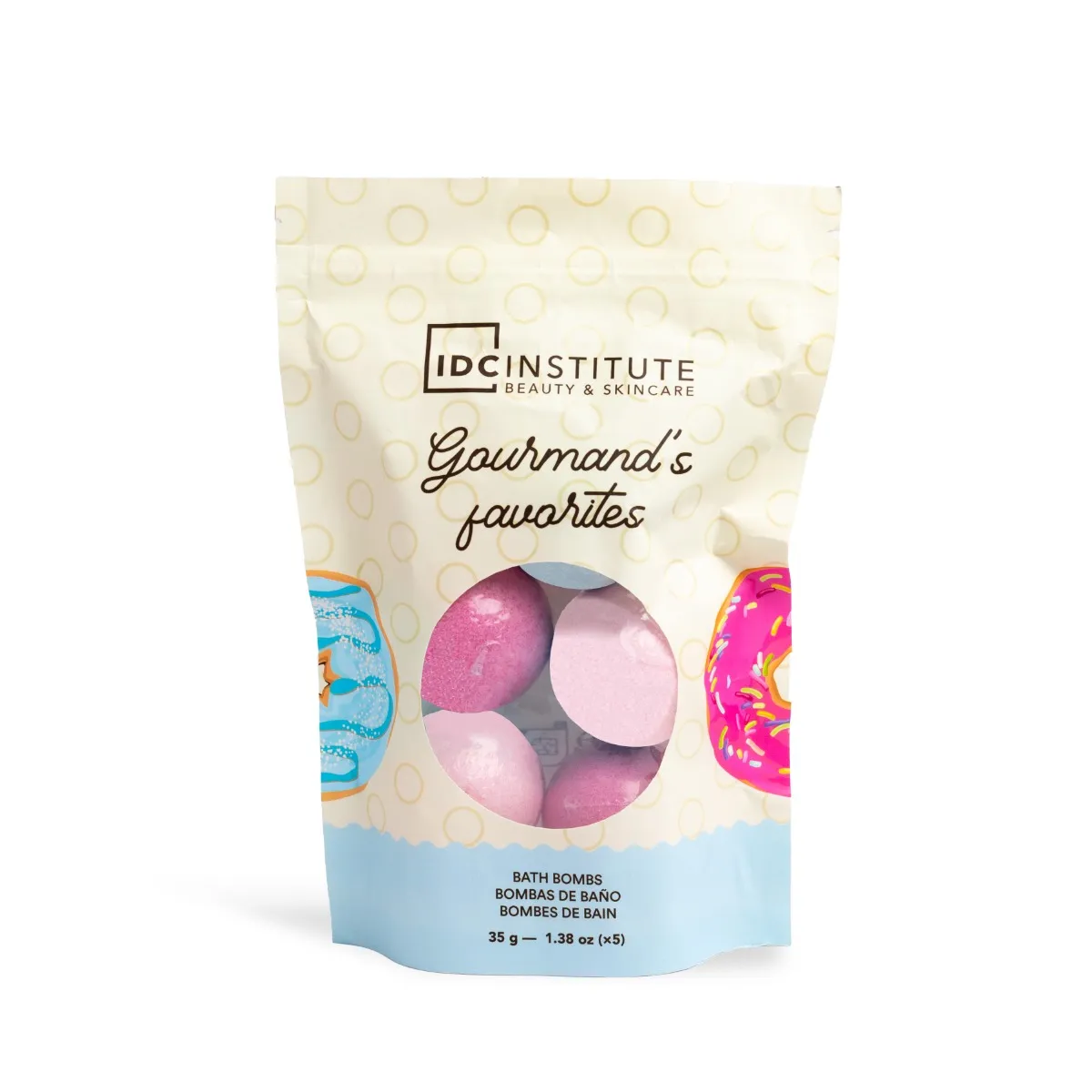 Set bombe de baie Gourmand's Favourites, 5 x 35g, IDC Institute 