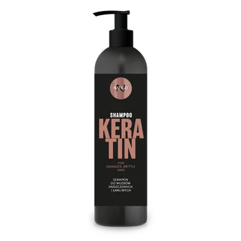 Sampon cu keratina pentru par deteriorat si fragil, 500ml, Natigo