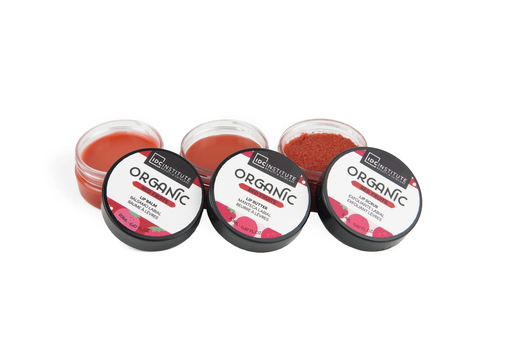 Set Organic Red Fruit Lip Trio, IDC Institute